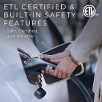 Lectron Level 1/2 (8A - 40A) J1772 Portable EV Charger - Dual-Level Electric Vehicle Charging Station with NEMA 14-50/5-15 Plug - Compatible with All J1772 EVs