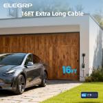 ELEGRP Level 2 EV Charger 40 Amp, Home & Portable Electric Car Charging Station with 16FT J1772 Charger and NEMA 14-50 Plug, 9.6kW for BEVs & PHEVs, ETL Certified PBE & LCR Tech