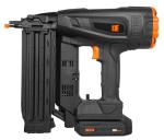 WEN 20V Max Cordless Brushless 18-Gauge Brad Nailer with 2.0Ah Battery and Charger (20518)