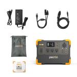 Pecron E600LFP Portable Solar Generator with 2x200W Solar Panel, 614Wh LiFePO4 Battery Backup, Power Station for Camping, Emergency, RV, Off-Grid Living