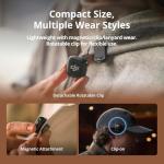 DJI Mic 3 (2 TX + 1 RX + Charging Case), Wireless Microphone for iPhone/Camera/Android, Ultralight, Adaptive Gain Control for Balanced Volume, Dual Band Anti-Interference, Vlog, 2-Port Wall Charger