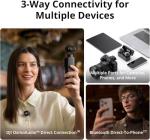 DJI Mic 3 (2 TX + 1 RX + Charging Case), Wireless Microphone for iPhone/Camera/Android, Ultralight, Adaptive Gain Control for Balanced Volume, Dual Band Anti-Interference, Vlog, 2-Port Wall Charger