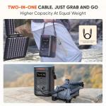 Jackery Portable Power Station Explorer 240D, 256Wh Backup Lithium Battery, with Car Charger Cable (DC8020)