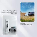 Level 2 EV Charger for Tesla,32Amp 240V 7.68kW NACS EV Chargers, NEMA 14-50 Plug, Adjustable Current,25ft Cord - Portable/Home NACS Connector Electric Car(EV) for Model X/Y/3/S