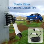 WenStorm for Tesla Extension Cord 240V, Compatible with Tesla Model X/Y/3/S, 50FT Extra Long Charging Cable for Tesla Home Charging and Mobile Charger(50FT,White)