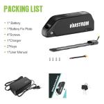 Varstrom 52V Ebike Battery,52V20Ah 1040Wh Electric Scooter Lithium Battery with Waterproof Case,with 3A Charger&30A BMS,Compatible with BAFANG/Voilamart/AW 0-1000W Ebike Conversion Kit