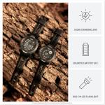 Garmin Instinct 3 Tactical Edition, Solar Charged 45mm Display, Outdoor Rugged GPS Smartwatch Bundle with USB Wall Charger + Microfiber Cleaning Cloth + More