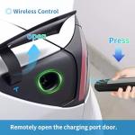 RYCHEENI Level 2 EV Charger -25ft Cable, NEMA 14-50,48 amp, Hardwired EV Home Charger with NACS Connector, 240v Wall amounted Electric Vehicle Charging Station for Tesla Electric Vehicles