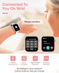 Women's AI Smartwatch for Android/iPhones, Pink