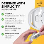 3DFitBud 3D Pedometer with Clip and Lanyard