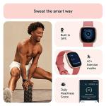 Fitbit Versa 4 Smartwatch, Pink Sand/Copper Rose