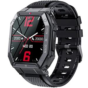 Military Smartwatch with Call & Fitness Tracker