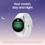 Samsung Galaxy Watch 8 (2025) 40mm Bluetooth Smartwatch, Cushion Design, Fitness Tracker, Sleep Coaching, Running Coach, Energy Score, Heart Rate Tracking, Silver [US Version, 2 Yr Warranty]