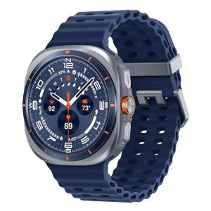 Samsung Galaxy Watch Ultra (2025) 47mm LTE Smartwatch, Titanium Casing, Advanced Sleep Coaching, Running Coach, Energy Score, Heart Rate Tracking, GPS, Titanium Blue [US Version, 2 Yr Warranty]