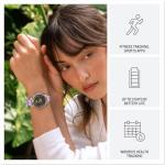 Garmin Lily® 2 Active, Small and Stylish Smartwatch, Built-in GPS, Hidden Display, Patterned Lens, Up to 9 Days Battery Life, Lunar Gold with Bone Silicone Band