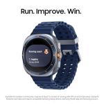 Samsung Galaxy Watch Ultra (2025) 47mm LTE Smartwatch, Titanium Casing, Advanced Sleep Coaching, Running Coach, Energy Score, Heart Rate Tracking, GPS, Titanium Blue [US Version, 2 Yr Warranty]
