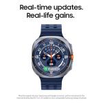 Samsung Galaxy Watch Ultra (2025) 47mm LTE Smartwatch, Titanium Casing, Advanced Sleep Coaching, Running Coach, Energy Score, Heart Rate Tracking, GPS, Titanium Blue [US Version, 2 Yr Warranty]