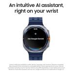 Samsung Galaxy Watch Ultra (2025) 47mm LTE Smartwatch, Titanium Casing, Advanced Sleep Coaching, Running Coach, Energy Score, Heart Rate Tracking, GPS, Titanium Blue [US Version, 2 Yr Warranty]