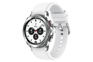 SAMSUNG Galaxy Watch 4 Classic 46mm Smartwatch with ECG Monitor Tracker for Health, Fitness, Running, Sleep Cycles, GPS Fall Detection, LTE, US Version, Silver