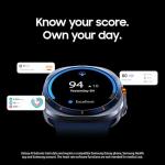 Samsung Galaxy Watch Ultra (2025) 47mm LTE Smartwatch, Titanium Casing, Advanced Sleep Coaching, Running Coach, Energy Score, Heart Rate Tracking, GPS, Titanium Blue [US Version, 2 Yr Warranty]