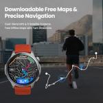 Amazfit Balance 2 Smart Watch 47mm AMOLED Sapphire Glass Display, Offline Maps, Dual Band GPS, 21 Days Battery, 170+ Sport Modes, Hyrox & Golf Mode, Heart Rate & Sleep Tracker for Android & iPhone