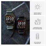 Garmin® Venu® X1, Thin and Lightweight GPS Smartwatch, AMOLED Display, Advanced Health and Fitness Features, Black with Slate Titanium Caseback and Black ComfortFit Nylon Band