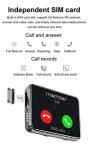 Rainbuvvy Smart Watch for Men, 4G Smartwatch for Android and iOS 2.88 Inch Touch Screen Android 9.0 OS 4GB+64GB Activity Tracker with Face Unlock Dual Cameras WiFi GPS Detachable Band (Black)