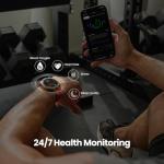 Amazfit Balance 2 Smart Watch 47mm AMOLED Sapphire Glass Display, Offline Maps, Dual Band GPS, 21 Days Battery, 170+ Sport Modes, Hyrox & Golf Mode, Heart Rate & Sleep Tracker for Android & iPhone