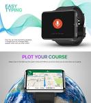 Rainbuvvy 4G Smart Watch 2.86 Inch Screen Android 7.1 1GB+16GB 5MP Camera 2700mAh Battery Smartwatch for Men (Black, 3GB+32GB)