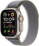 Apple Watch Ultra 2 [GPS + Cellular, 49mm] - Rugged Titanium Case & Blue Alpine Loop - Medium (Renewed)