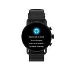 Skagen Falster Men's Gen 6 Stainless Steel Smartwatch Powered with Wear OS by Google with Speaker, Heart Rate, GPS, NFC, and Smartphone Notifications Color: Black (Model: SKT5303V)