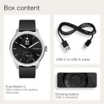 WITHINGS ScanWatch 2 - Women's Men's Health Smartwatch, ECG, SpO2, Temperature, Sleep Tracking, Respiratory Health, Waterproof, 30-Day Battery, 30-Day Battery, Android & iOS