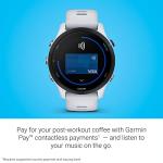 Garmin Forerunner® 255 Music, GPS Running Smartwatch with Music, Advanced Insights, Long-Lasting Battery, White (Renewed)