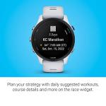 Garmin Forerunner® 255 Music, GPS Running Smartwatch with Music, Advanced Insights, Long-Lasting Battery, White (Renewed)