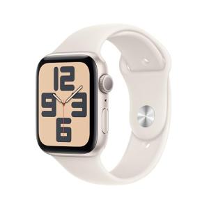 Apple Watch SE (2nd Gen) [GPS 44mm] Smartwatch with Starlight Aluminum Case with Starlight Sport Band M/L. Fitness & Sleep Tracker, Crash Detection, Heart Rate Monitor