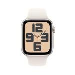Apple Watch SE (2nd Gen) [GPS 44mm] Smartwatch with Starlight Aluminum Case with Starlight Sport Band M/L. Fitness & Sleep Tracker, Crash Detection, Heart Rate Monitor