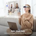 Air AR Glasses, Lightweight Augmented Reality Smart Glasses, 120" HD Virtual Screen, Compatible with iPhone 15 pro Future Type C Models, Steam Deck, Gaming Consoles, PC, Android, Home Theater
