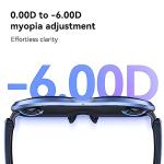 Rokid Max AR Glasses and HDMI, Augmented Reality Glasses Wearable Headsets Smart Glasses for Video Display, Myopia Friendly Portable Massive 1080P Screen,Watch on iOS/Android/PC/Tablets/Game Consoles