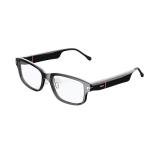 SOLOS AI Powered Glasses | Argon 7 | Shiny Black | Lenses Integrated ChatGPT for Travel and Real Time Translation | Stereo Speakers | Compatible with iOS and Android