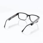 SOLOS AI Powered Glasses | Argon 7 | Shiny Black | Lenses Integrated ChatGPT for Travel and Real Time Translation | Stereo Speakers | Compatible with iOS and Android