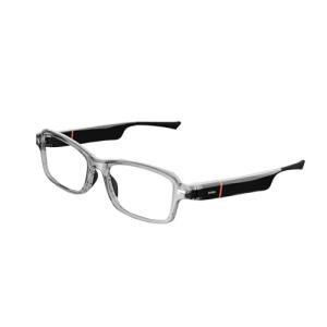 SOLOS AI Powered Glasses | Argon 13 | Shiny Crystal Gray | Lenses Integrated ChatGPT for Travel and Real Time Translation | Stereo Speakers | Compatible with iOS and Android