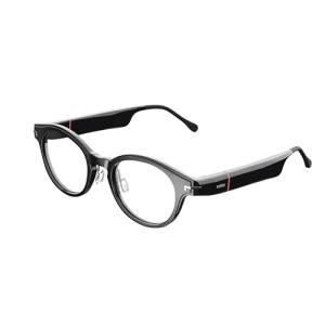 SOLOS AI Powered Glasses | Argon 8 | Shiny Black | Lenses Integrated ChatGPT for Travel and Real Time Translation | Stereo Speakers | Compatible with iOS and Android