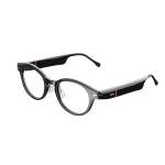 SOLOS AI Powered Glasses | Argon 8 | Shiny Black | Lenses Integrated ChatGPT for Travel and Real Time Translation | Stereo Speakers | Compatible with iOS and Android