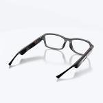 SOLOS AI Powered Glasses | Argon 13 | Shiny Crystal Gray | Lenses Integrated ChatGPT for Travel and Real Time Translation | Stereo Speakers | Compatible with iOS and Android