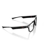 SOLOS AI Powered Glasses | Argon X | Shiny Black | Lenses Integrated ChatGPT for Travel and Real Time Translation | Stereo Speakers | Compatible with iOS and Android