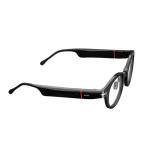 SOLOS AI Powered Glasses | Argon 8 | Shiny Black | Lenses Integrated ChatGPT for Travel and Real Time Translation | Stereo Speakers | Compatible with iOS and Android