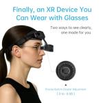 GOOVIS Art XR Head Mounted Display – 110'' FHD Micro-OLED Video Display, Lightweight & Compact, Open-View for Multitasking, Works with PC/iPhone16/Android/Gaming Consoles/Handhelds (Black)