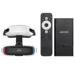 GOOVIS Art XR Head Mounted Display with D4H1 Media Player – 110'' FHD Micro-OLED Video Display, Lightweight & Compact, Unobstructed Vision, Works with PC/iPhone16/Android/Gaming Handhelds (White)