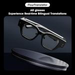 iTourTranslator Smart AR Glasses with AI-Powered 127 Language Translation & Speaker Watch|Real-Time Subtitles, ChatGPT Integration, Binocular OLED Display, Hands-Free Navigation & Multimedia Streaming