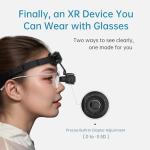 GOOVIS Art XR Head Mounted Display with D4H1 Media Player – 110'' FHD Micro-OLED Video Display, Lightweight & Compact, Unobstructed Vision, Works with PC/iPhone16/Android/Gaming Handhelds (White)